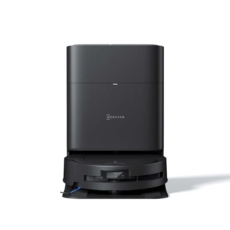 DEEBOT T80 OMNI BLACK: AI-Powered Robotic Vacuum with Hot Water Washing & All-in-One Station