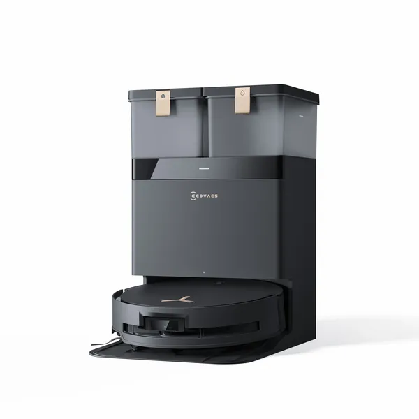 DEEBOT X8 PRO OMNI BLACK: AI Robotic Vacuum with Self-Cleaning Mop & 18000Pa Suction