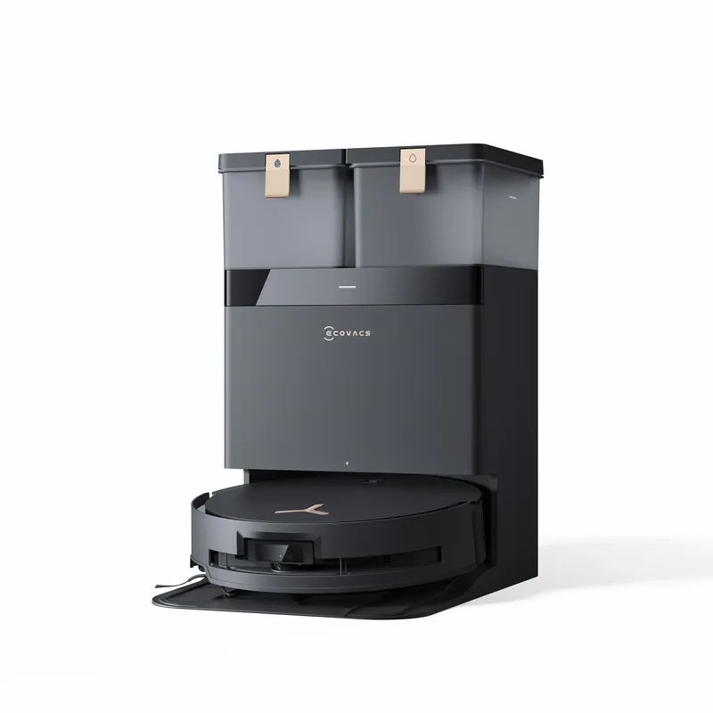 DEEBOT X8 PRO OMNI BLACK: AI Robotic Vacuum with Self-Cleaning Mop & 18000Pa Suction