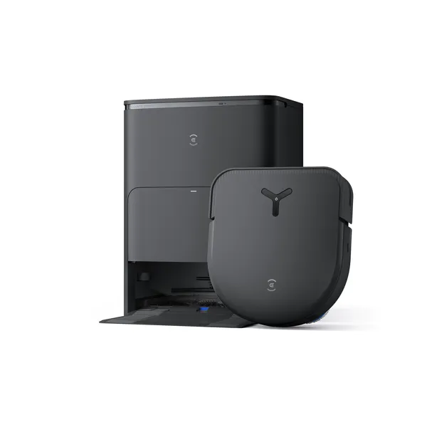 DEEBOT X5 OMNI BLACK: AI Laser Navigation Robotic Vacuum with 12800Pa Suction & Hot Water Mopping