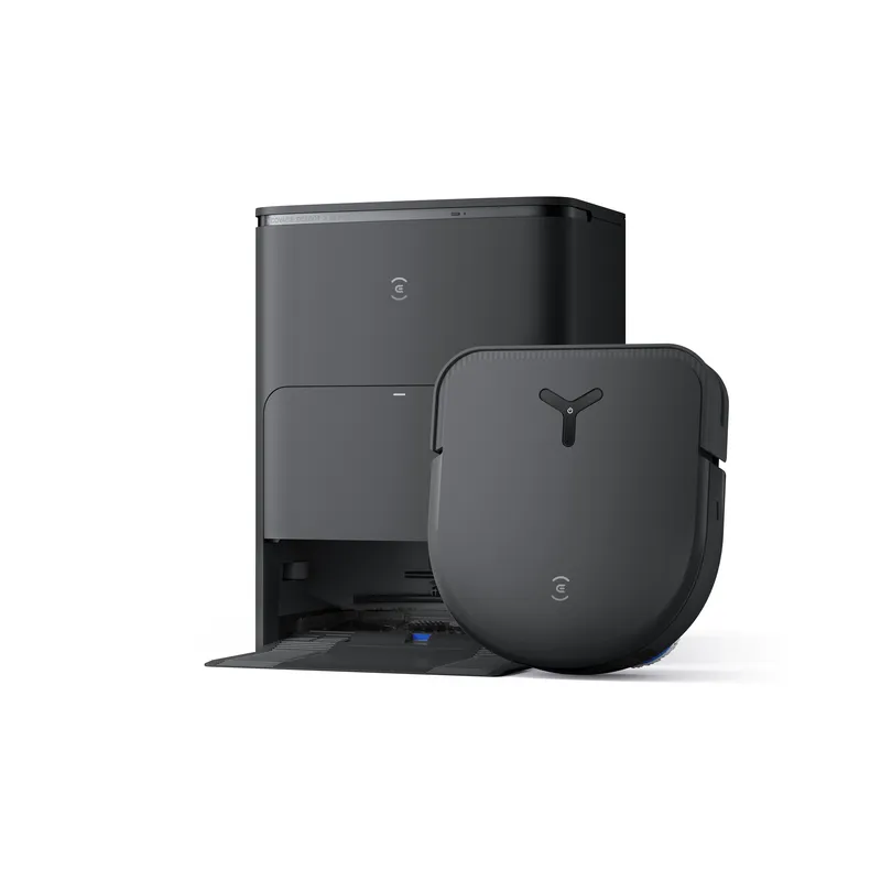 DEEBOT X5 OMNI BLACK: AI Laser Navigation Robotic Vacuum with 12800Pa Suction & Hot Water Mopping