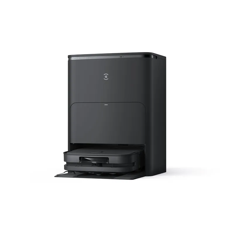 DEEBOT X5 OMNI BLACK: AI Laser Navigation Robotic Vacuum with 12800Pa Suction & Hot Water Mopping