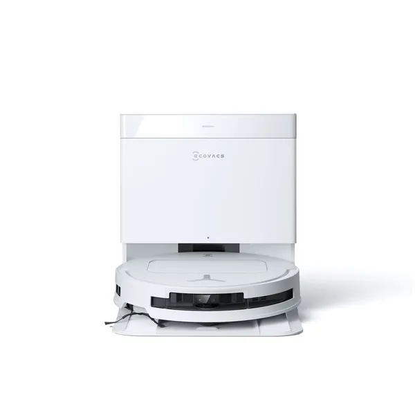 DEEBOT T50 PRO OMNI White: World's Thinnest Robotic Vacuum with Auto Water Tank & All-in-One Station