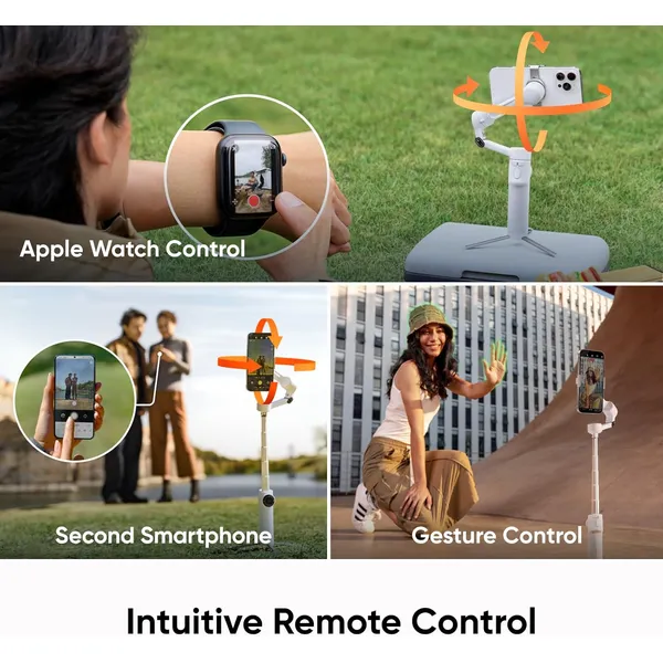 Insta360 Flow 2: AI-Powered Vlog Companion with Dynamic Zoom Tracking & 3-Axis Stability