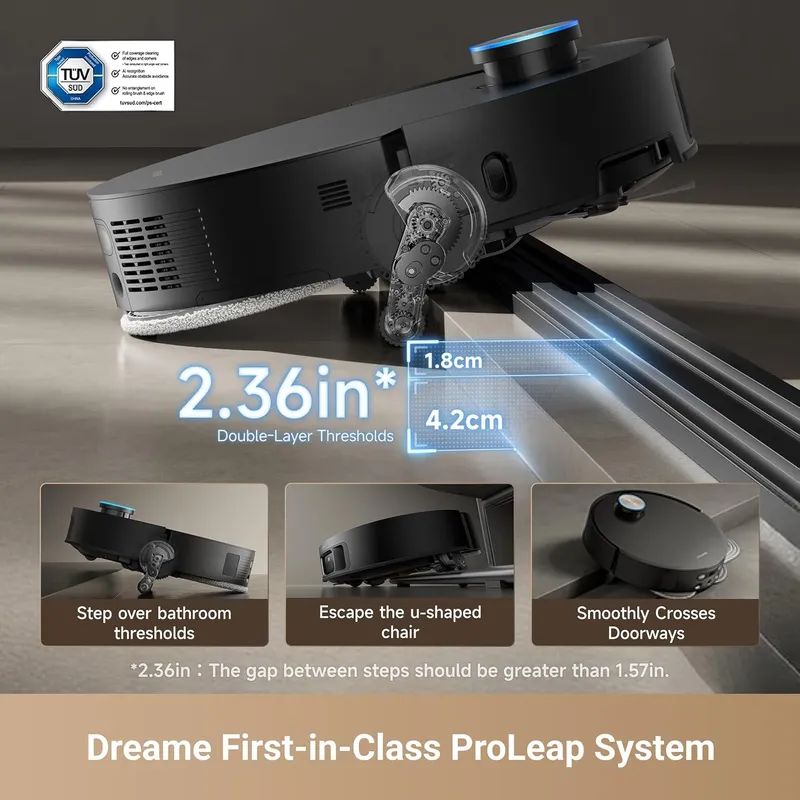 Dreame X50 Ultra: Bionic Mechanical Foot Tech for 6cm Barrier Crossing
