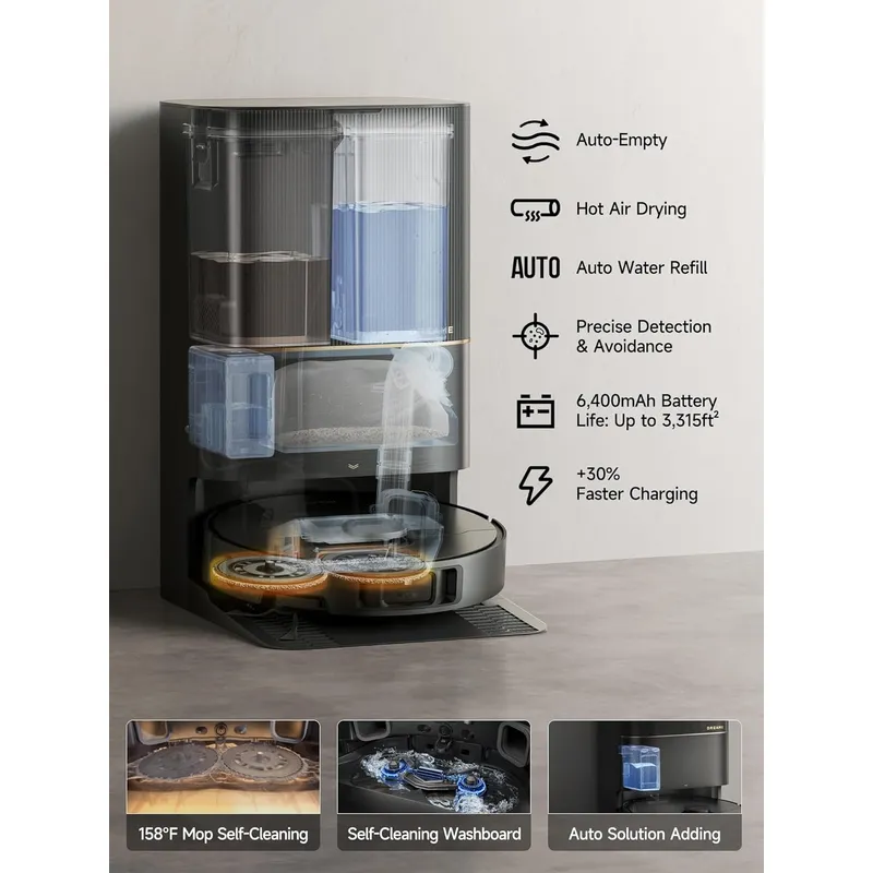 Dreame X40 Ultra: Self-Lowering Lidar & Bionic Dual Arms for Zero Dead Corners
