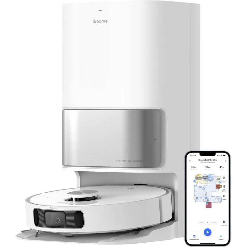 Dreame L10s Ultra: AI-Powered Robot Vacuum & Mop with Self-Emptying Station, Smart Navigation, and Deep Cleaning for Home