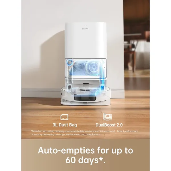 Dreametech L10 Ultra: AI Robot Vacuum & Mop with Self-Emptying Station, Smart Navigation, and Deep Cleaning for Home