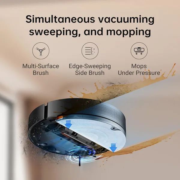 Dreametech L10 Pro: AI-Powered Robot Vacuum & Mop with 3D Obstacle Avoidance, Laser Navigation, and 4000Pa Suction for Smart Home Cleaning