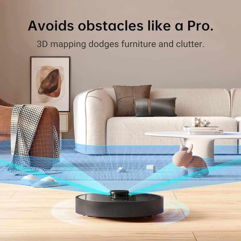 Dreametech L10 Pro: AI-Powered Robot Vacuum & Mop with 3D Obstacle Avoidance, Laser Navigation, and 4000Pa Suction for Smart Home Cleaning