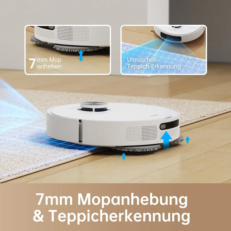 Dreame L10 Prime: AI Laser Navigation Robot Vacuum with Self-Emptying Station, Mop & Dual Brush for Whole Home Cleaning