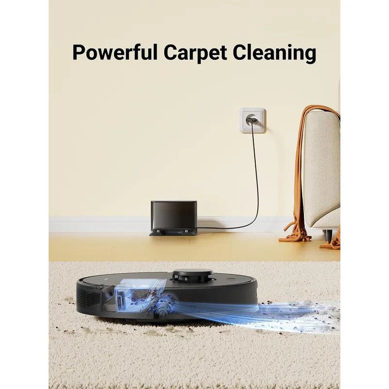 Dreame D9 Max Gen 2: 6000Pa Suction AI Laser Robot Vacuum with Self-Emptying Station & Smart Navigation for Whole Home Cleaning