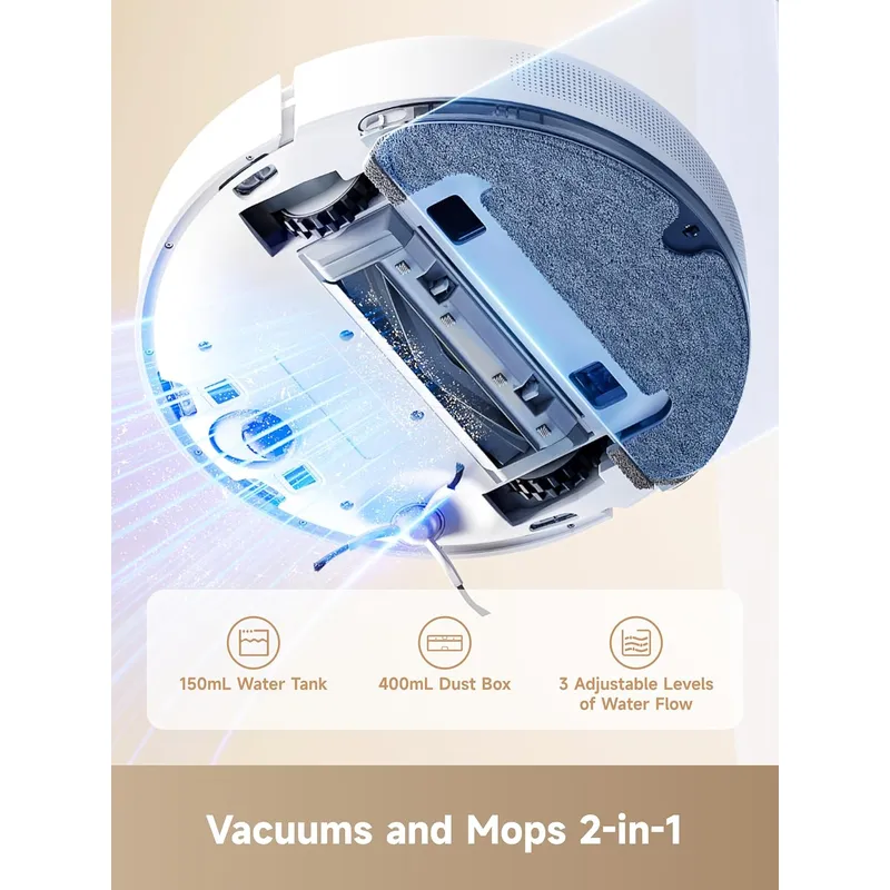 Dreame D10 Plus Gen 2: AI Laser Robot Vacuum with Self-Emptying Station, Mop & Smart Navigation for Whole Home Cleaning