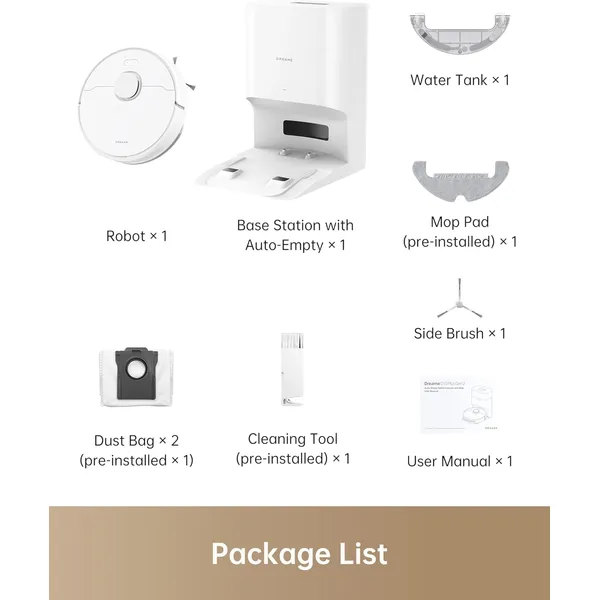 Dreame D10 Plus Gen 2: AI Laser Robot Vacuum with Self-Emptying Station, Mop & Smart Navigation for Whole Home Cleaning