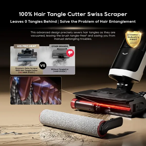 Dreame H15 Pro Heat: CES Innovation Award Winner with 85°C Dual-Pump Hot Water Cleaning & AI Edge-to-Edge Mopping