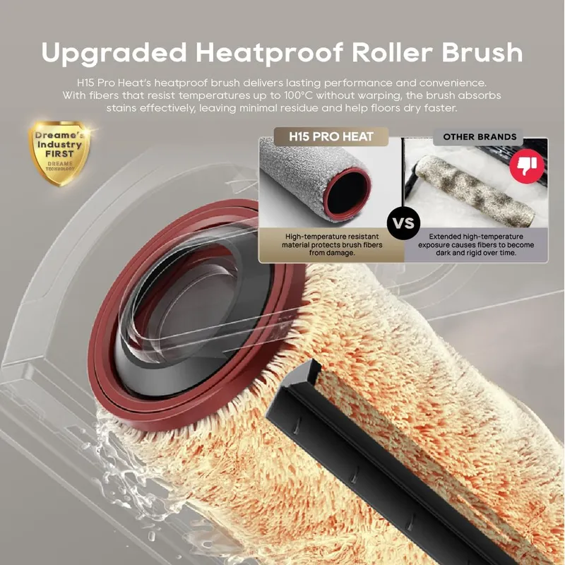 Dreame H15 Pro Heat: CES Innovation Award Winner with 85°C Dual-Pump Hot Water Cleaning & AI Edge-to-Edge Mopping