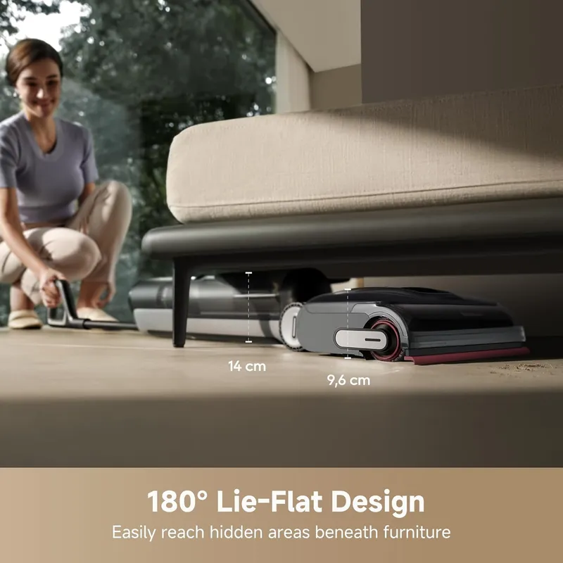 Dreame H15 Pro: Dual-Brush Cordless Vacuum with MistLock Dust Control & Self-Cleaning Station for Whole Home Deep Cleaning