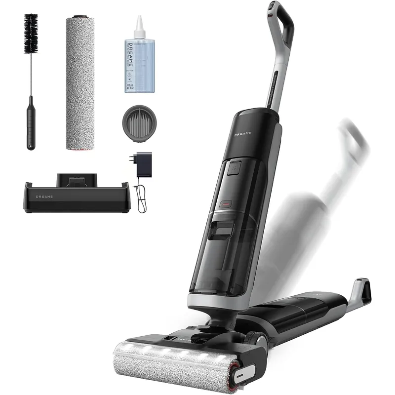 Dreame H14 Pro: Cordless Wet Dry Vacuum with MistLock Dust Control & Self-Cleaning Station for Whole Home Deep Cleaning