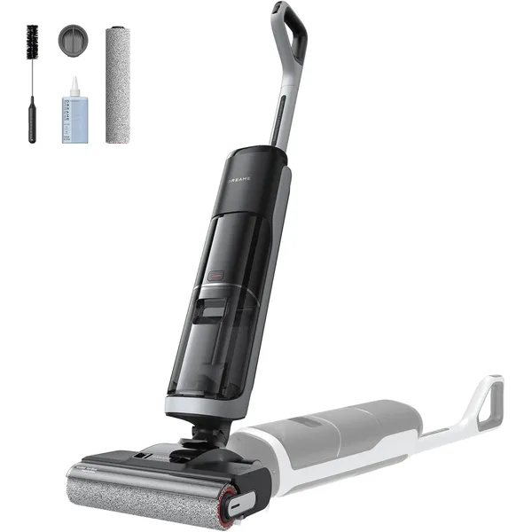 Dreame H14: Cordless Wet/Dry Vacuum with 180° Flat Design, Hot Water Self-Cleaning & App Control for Edge-to-Edge Cleaning