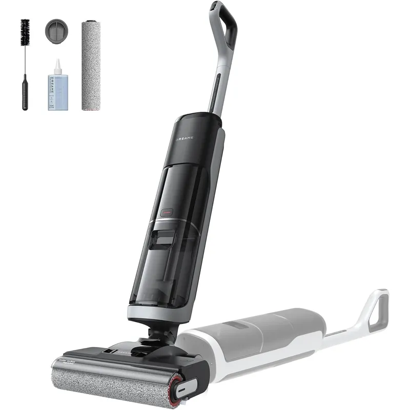 Dreame H14: Cordless Wet/Dry Vacuum with 180° Flat Design, Hot Water Self-Cleaning & App Control for Edge-to-Edge Cleaning