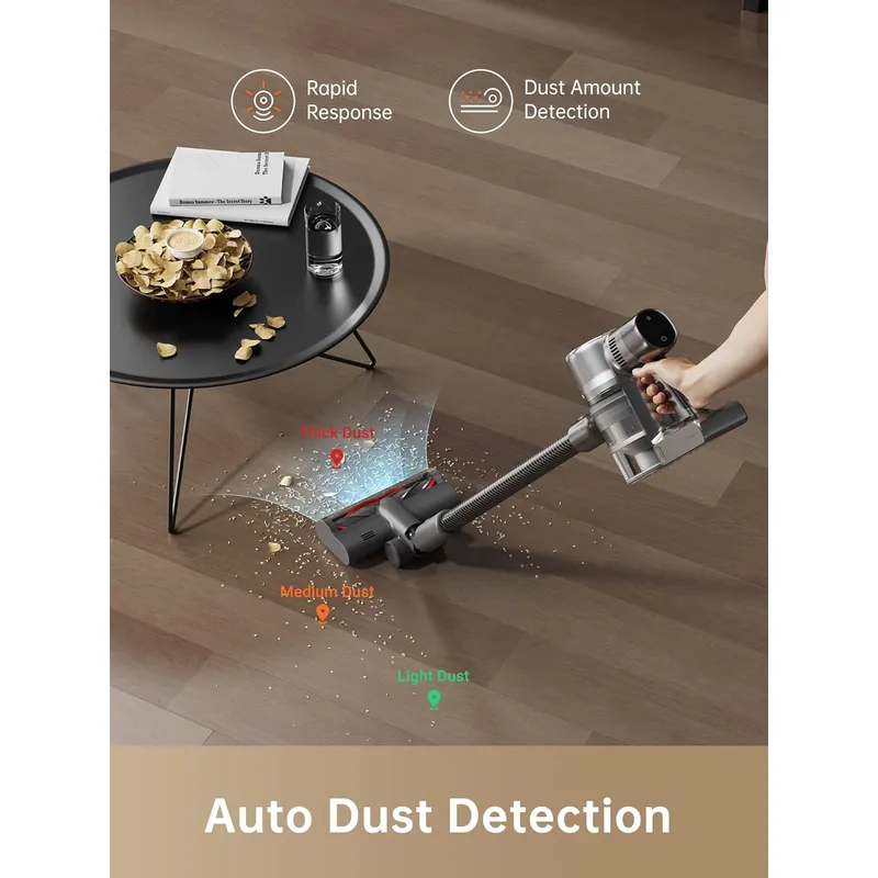 DREAME T30 Cordless Vacuum: 150K RPM Motor & Smart Sensors for Effortless Deep Cleaning