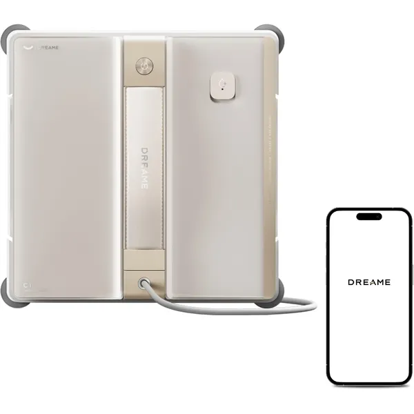 Dreame C1 Window Cleaning Robot: Smart Spray & Auto Path Plan for Streak-Free Shine