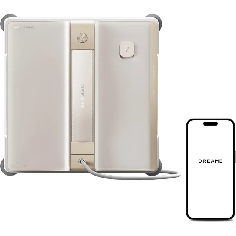 Dreame C1 Window Cleaning Robot: Smart Spray & Auto Path Plan for Streak-Free Shine