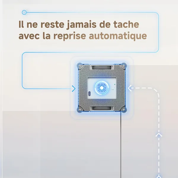 Dreame C1 Window Cleaning Robot: Smart Spray & Auto Path Plan for Streak-Free Shine