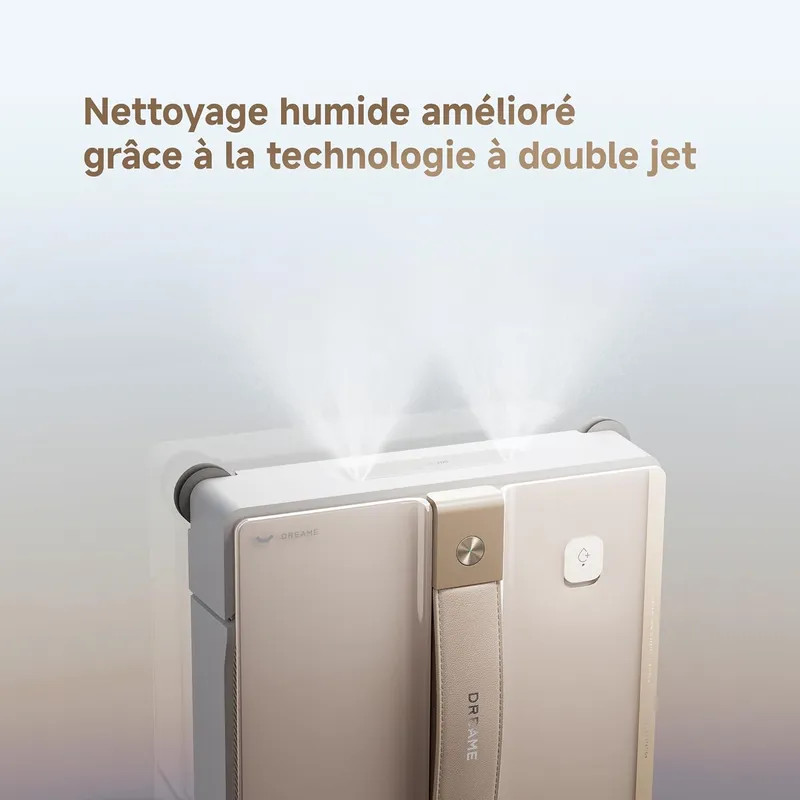 Dreame C1 Station Window Cleaning Robot: Cordless Scrubbing & Auto-Refill Station for Effortless High-Rise Windows