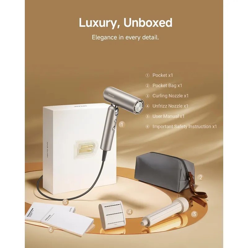 Dreame Hair Pocket Auto-Curling Iron: Smart Temperature Control & Travel-Friendly Design for Effortless Hair Styling