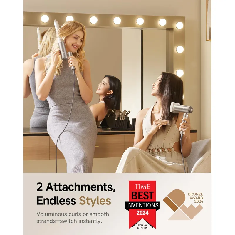 Dreame Hair Pocket Auto-Curling Iron: Smart Temperature Control & Travel-Friendly Design for Effortless Hair Styling