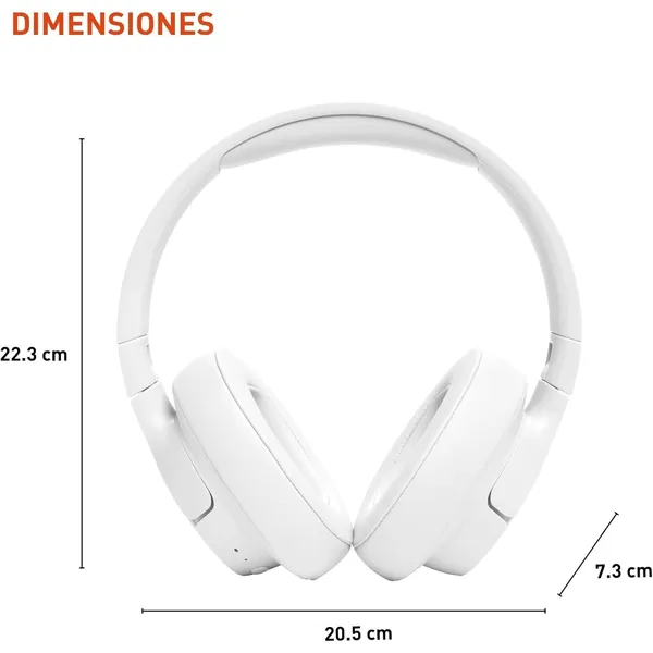 JBL Tune 720BT Wireless Over-Ear Headphones – 76H Playtime, 40mm Pure Bass & Bluetooth 5.3