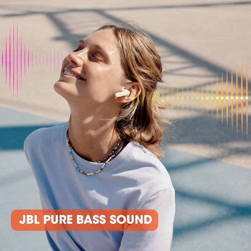 JBL Tune 230NC TWS – Active Noise Cancelling Earbuds, 40H Playtime, 4 Mics & JBL Pure Bass 6mm Drivers