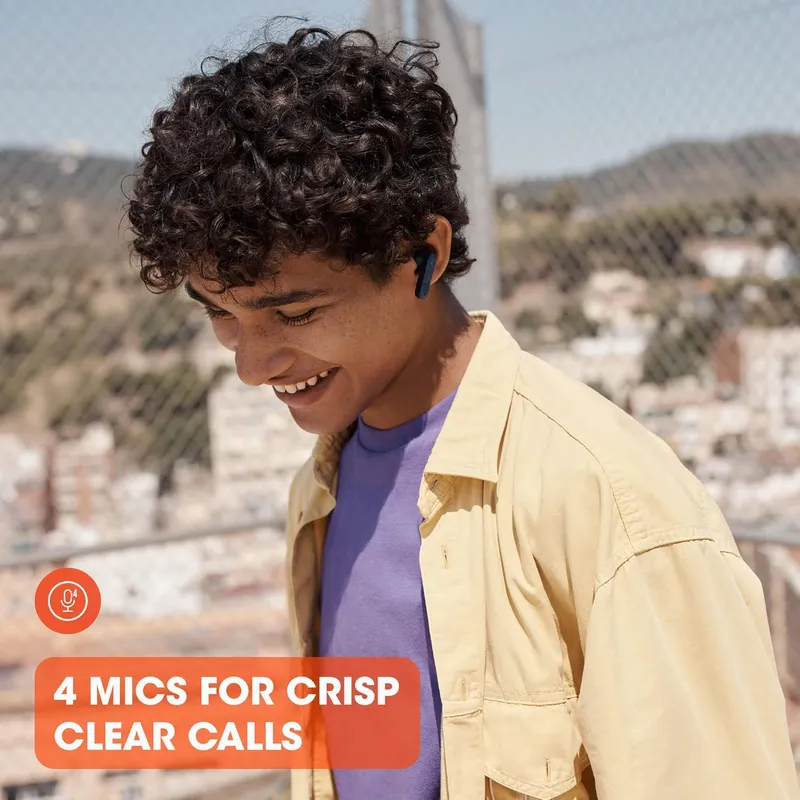 JBL Tune 230NC TWS – Active Noise Cancelling Earbuds, 40H Playtime, 4 Mics & JBL Pure Bass 6mm Drivers