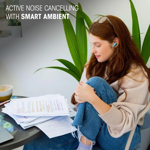 JBL Wave Beam 2 TWS Earbuds – Active Noise Cancelling, 40H Playtime, 4 Mics & IP54 Resistance