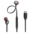 JBL Tune 310C USB‑C Wired Earbuds – Hi‑Res Audio, 9mm Pure Bass, 3‑Button EQ & Tangle‑Free Flat Cable
