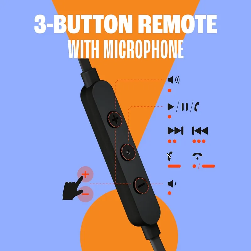 JBL Tune 310C USB‑C Wired Earbuds – Hi‑Res Audio, 9mm Pure Bass, 3‑Button EQ & Tangle‑Free Flat Cable