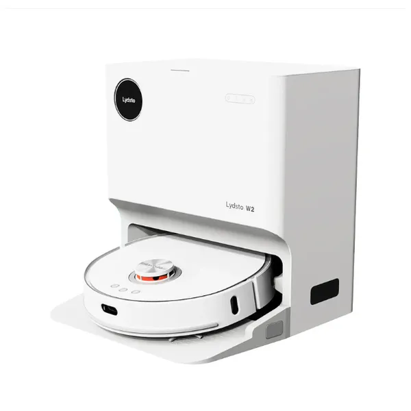 Lydsto W2 Robot Vacuum & Mop – 5000Pa Suction, 50°C Hot Water Mop Wash, 60°C Heat Drying & 3L Auto Dust Collection