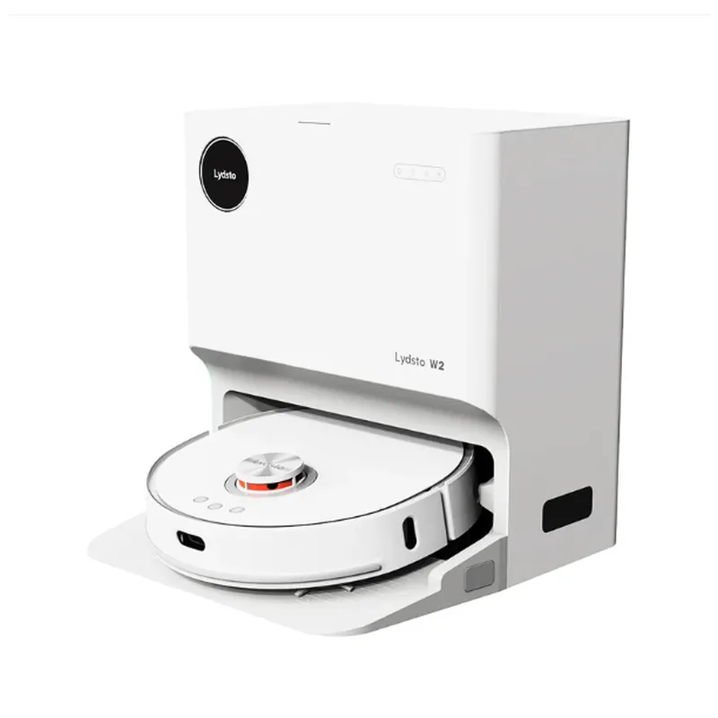 Lydsto W2 Robot Vacuum & Mop – 5000Pa Suction, 50°C Hot Water Mop Wash, 60°C Heat Drying & 3L Auto Dust Collection
