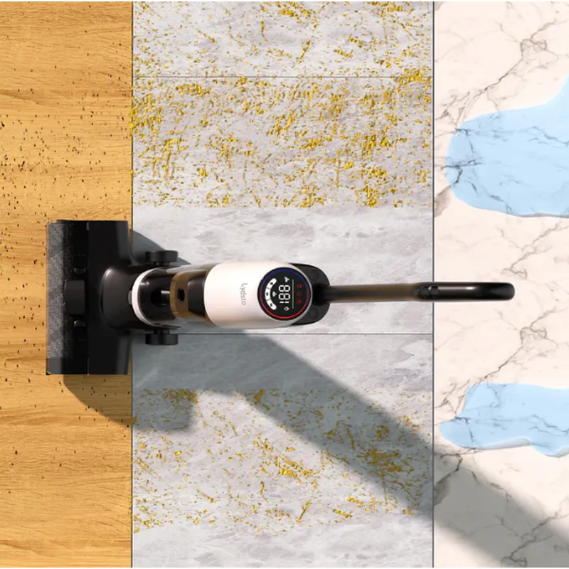 Lydsto W1U Handheld Cordless Vacuum – 10000Pa Suction, 4-in-1 Vacuum Mop Wash Air-Dry, 40min Runtime & One-Click Self-Cleaning