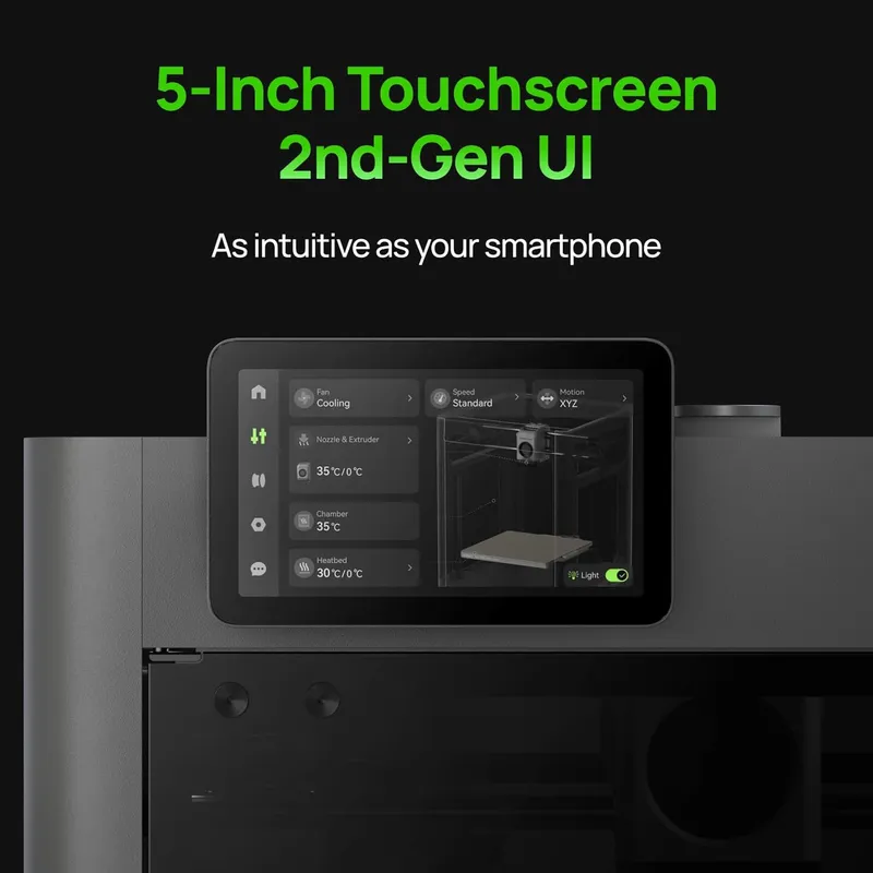  Click to see full view Bambu Lab P2S Combo, P2S 3D Printer and AMS 2 Pro, 600 mm/s High-Speed CoreXY 3D Printer, Support Up to 20 Colors 3D Printing, Ready-to-Use FDM Printer with AI Error Detection, Large Build Volume