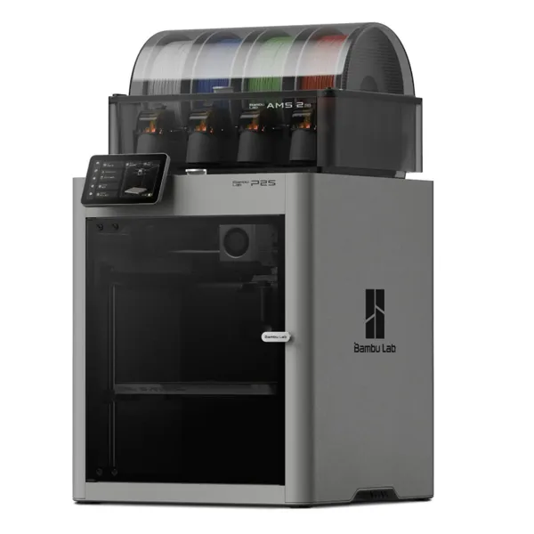  Click to see full view Bambu Lab P2S Combo, P2S 3D Printer and AMS 2 Pro, 600 mm/s High-Speed CoreXY 3D Printer, Support Up to 20 Colors 3D Printing, Ready-to-Use FDM Printer with AI Error Detection, Large Build Volume