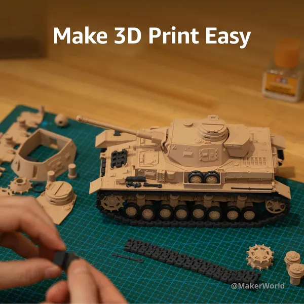 Bambu Lab A1 Mini Combo 3D Printer – AMS Lite 4-Color, 300℃ Hotend, Full-Auto Calibration & ≤48dB Silent Printing