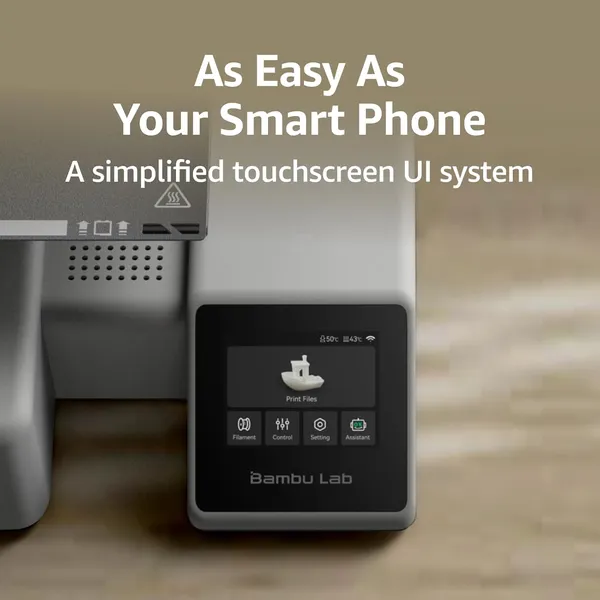 Bambu Lab A1 Mini Combo 3D Printer – AMS Lite 4-Color, 300℃ Hotend, Full-Auto Calibration & ≤48dB Silent Printing