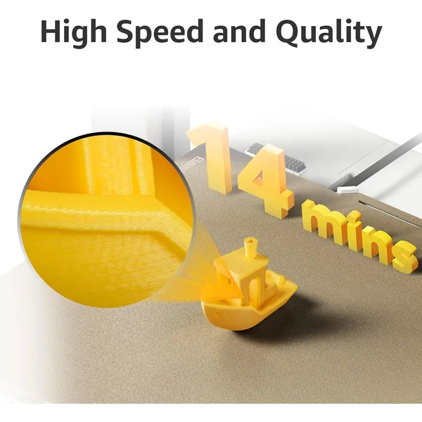 Bambu Lab A1 3D Printer – 300℃ All-Metal Hotend, 256x256x256mm Build, Full-Auto Calibration & 500mm/s High-Speed PrintingBambu Lab