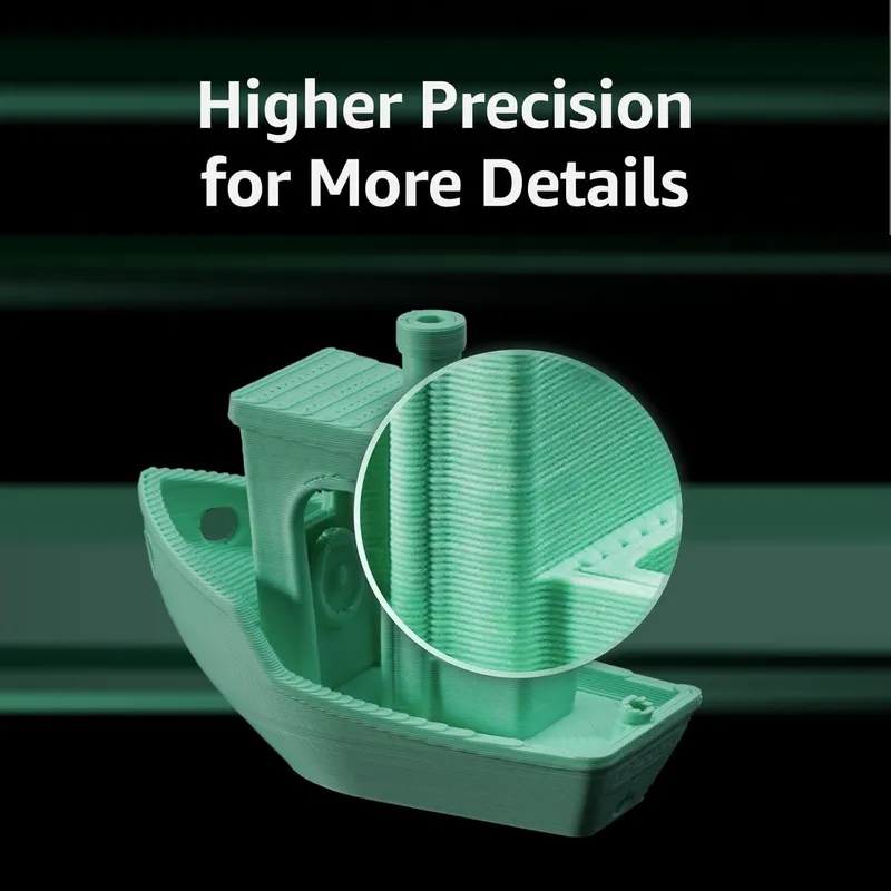 Bambu Lab P1S Combo 3D Printer – AMS Multi - Color, 300℃ All - Metal Hotend, 256x256x256mm Enclosed Chamber & 500mm/s High - Speed Printing