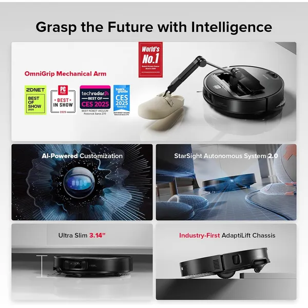 Roborock Saros Z70: A New Era in Smart Home Cleaning with Innovative Mechanical Arm