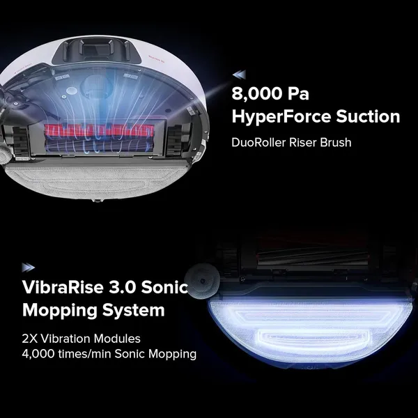 Roborock S8 Max Ultra - Revolutionize Your Cleaning with Advanced Mopping, AI Obstacle Avoidance & Self-Cleaning Station for Ultimate Home Care