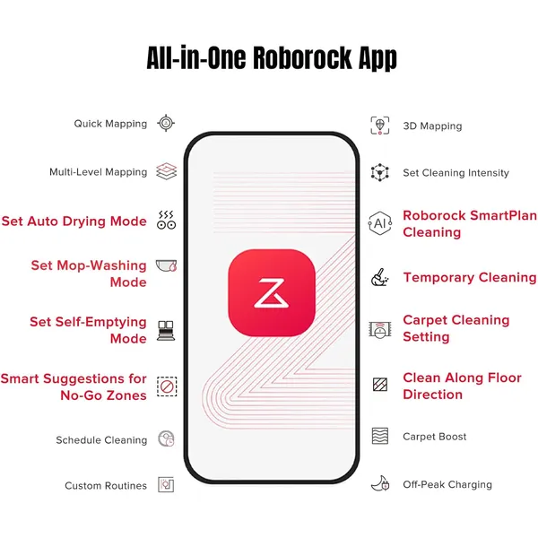 Roborock Qrevo MaxV: 7000Pa Suction Robot Vacuum Mop with Hot Water Wash, FlexiArm Edge Cleaning & Reactive AI Obstacle Avoidance