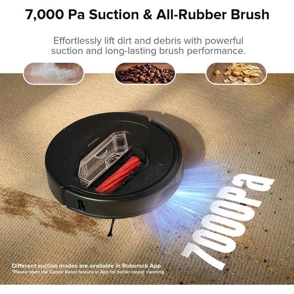 Roborock Qrevo Pro: 7000Pa Suction Robot Vacuum Mop with FlexiArm Edge Cleaning, Hot Water Wash & Auto Mop Lifting
